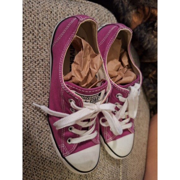 Converse Pink and White Sneakers - Picture 3 of 6